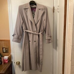 Fleet Street Micro fiber lLined Tan Trench Coat